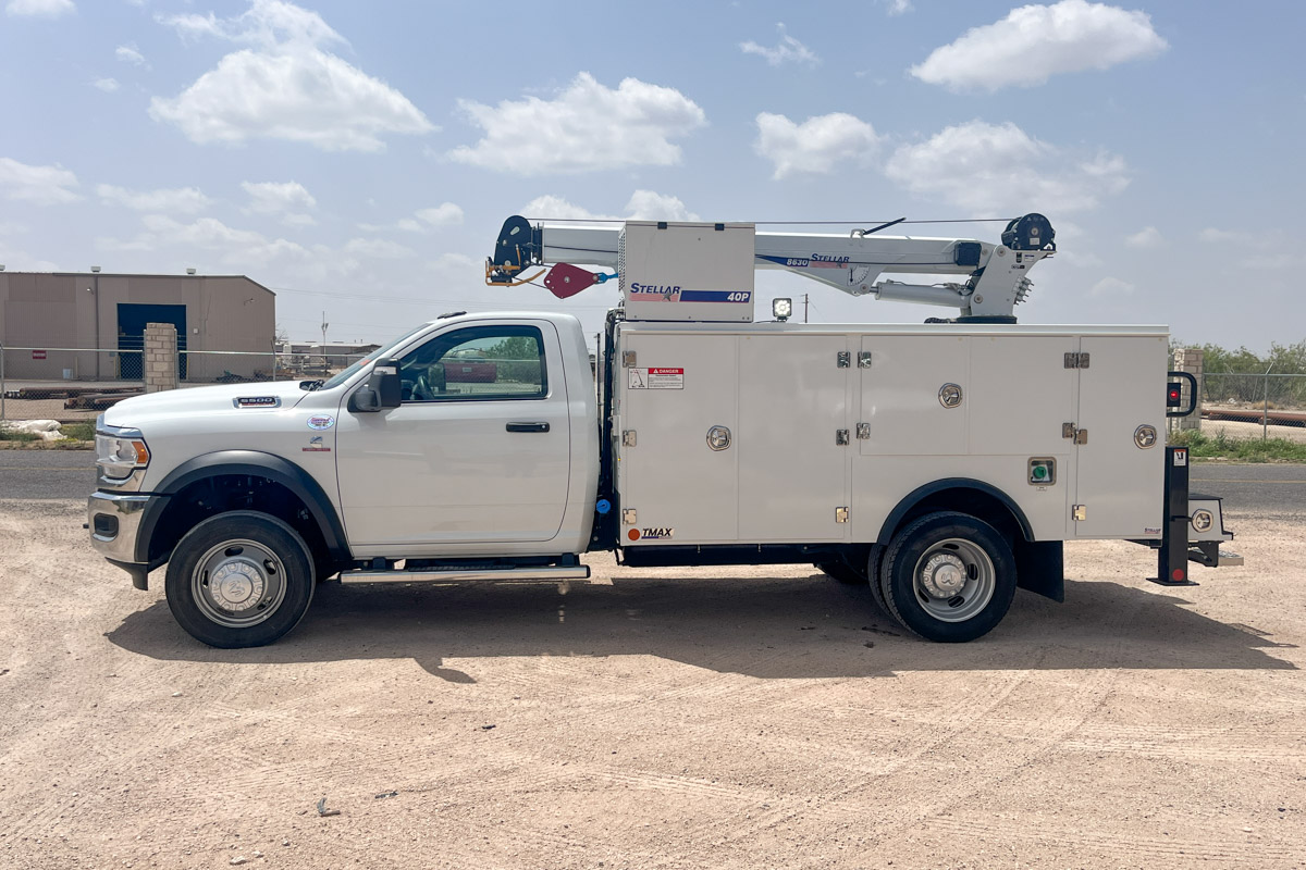 asamilion New Stellar 8630 with TMAX 1-11 aluminum body on New Ram 5500